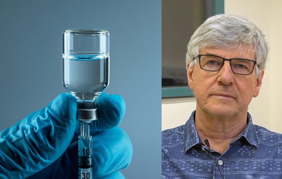 En påfyllnadsdos med vaccin mot covid-19, Hans Boman smittskyddsläkare i Region Västernorrland